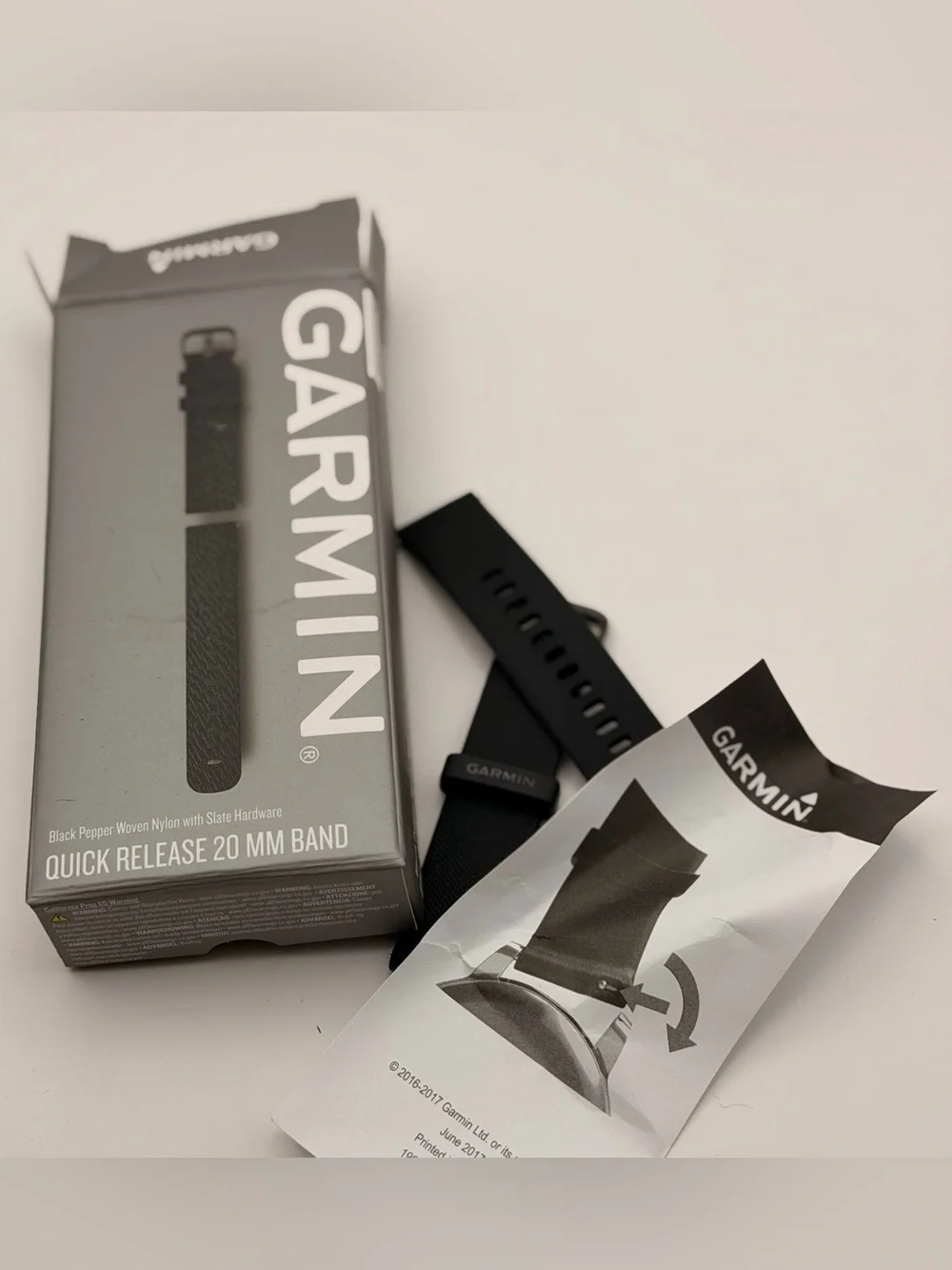 Garmin OEM Band, 20mm, Quick Release, MM Band, New